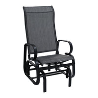 Dura Housewares Lotus Single Glider - Black-Smooth gliding motion