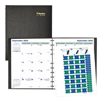Blueline 2026 MiracleBind CoilPro 16-Month Monthly Planner - 11" x 9-1/16" - Black - Bilingual-16-Month: September 2025 to December 2026