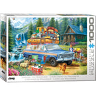 Eurographics Loading the Wagonner Puzzle - 1000 Pieces-Recycled board