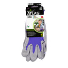 Atlas Kids Gardening Smooth Nitrile Glove - Grey/Purple - XSmall - 2 Pack-Ergonomic design hand mold that replicated the natural curvature of the hand