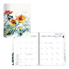 Blueline 2027 14-Month Monthly Planner with Twin-Wire Binding - 11" x 8-1/2" - Dramatic Floral-14-month planner, December 2026
to January 2028