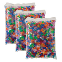 Creativity Street 3/8" Tri-Beads - Assorted Colors - 3 Packs of 1000-1000 pieces per pack, sold as 3 packs, 3000 pieces total
