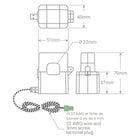 Emporia Classic Level 2 40A NEMA Plug J1772 EV Charger and Vue 3 2-Phase Load Management Bundle - Black-6
