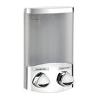 Better Living Euro Dispenser Duo - Chrome-Eliminates shower bottle clutter and container lifts off the wall for easy cleaning and re-filling