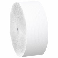 Scott Coreless High-Capacity Jumbo Roll Toilet Paper - 1-Ply - White - 12 Pack-2,300'/Roll, 12 Scott Coreless High-Capacity Jumbo Roll Toilet Paper Rolls/Case, 27,600'/Case