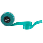 JAM Paper Double Faced Satin Ribbon - 7/8" W x 25 yd. - Tropical Blue-Our decorative ribbon is made from the highest quality double-faced satin, which features a smooth finish!