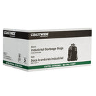 Coastwide Professional Industrial Extra-Strong Garbage Bags - 35" x 50" - Black - 100 Pack-Side-seamed with a seamless bottom for extra strength