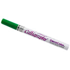 Marvy Uchida Fine-Point Calligraphy Opaque Paint Marker - Green - 5 Pack-Available in green shade