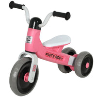 Qaba Baby Balance Bike with 3 Silence Wheels - Pink-Suitable for toddlers, helping develop balance and motor skills 
