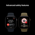 Apple Watch Series 12 - 42mm - GPS - Dark Bronze Aluminium Case with Olive Sport Band - M/L-Siri AI And Audio Intelligence - Using just your voice, engage in natural, back-and-forth conversations, brainstorm ideas and more with Siri AI. Audio Intelligence helps catch what you missed and summarize conversations with Live Rewind and Siri Recap. Siri AI is rolling out in English. Some Audio Intelligence features coming in beta in English late 2026. Usage limits may apply