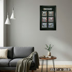 Original Six Player Collage Vertical - Framed Print - 23" x 35"-Ready to hang - arrives fully assembled