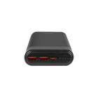 Aluratek 20000mAh Fast Charge Power Bank with USB Type-C-Built-in lithium-ion rechargeable battery - recharges in 4-5 hours