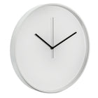 Gry Mattr Wall Clock - White-Metal clock housing with smooth powder coated finish