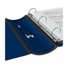 Staples Better Binder - 3" - Blue-Non-stick poly won’t lift ink from pages