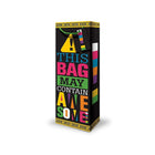 Millbrook Studios Bottle Bags - Text - 12 Pack (47634)-14.25" x 3.13" x 4.75"