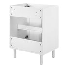 Modway Calla 24" Perforated Metal Bathroom Vanity Cabinet - White-Assembly Required