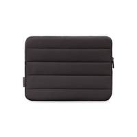 Bugatti Aura Laptop Sleeve - 16" - Black-Made of quilted polyester fabric