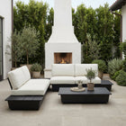 Zuo Tien Coffee Table - Black-Dimensions: 32.3" L x 49.2" W x 10.6" H