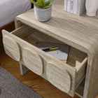 Modway Toscana 1-Drawer Nightstand - Travertine-Open Display Shelf