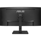 ASUS 34” Curved Docking Monitor - VA34VCPSR-Ergonomic design with tilt, swivel and height adjustments for a comfortable viewing experience