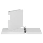 Davis Group Premium Economy Binder - D Ring - 1.5" - White - 6 Pack-1.5"