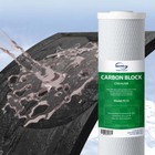 iSpring FC15 CTO Carbon Block 5 Micron Filter Cartridge-Individually wrapped, standard sized 10” x 2.5”, high capacity activated carbon block (CTO, Chlorine, Taste, and Odor) replacement filter cartridge for iSpring water systems and most industry standard 10” reverse osmosis RO and under sink systems