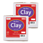 AMACO Air Dry Clay - White - 10 lbs/Box - 2 Pack-All-purpose air dry clay to use for sculpting, hand modeling, or throwing on a potter's wheel