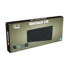 Adesso 510HB Mini USB Keyboard with Built-In USB Hub - Black-Slim design to save desk space