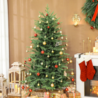 HOMCOM 6 ' Realistic Ponderosa Fir Christmas Tree - Green | staples.ca