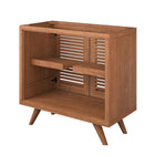 Modway Birdie 36" Teak Wood Bathroom Vanity Cabinet - Natural-Sink Basin Not Included
