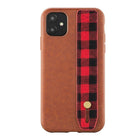 General Supply Goods + Co PU Leather Case with Hand strap for iPhone 11, XR - Brown-Made for iPhone XR/11