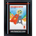 San Francisco 2026 FIFA World Cup - Photoglass Framed - 20" x 26"-Officially licensed FIFA World Cup 2026 host city poster