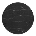 Modway Zinque 36" Artificial Marble Dining Table - Gold Black-Easy-to-Clean Surface