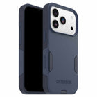 OtterBox Commuter Compatible with MagSafe Case with Camera Control for iPhone 17 Pro - Riverside Blue-Port covers block dust and dirt
