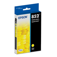 Epson T852 DURABrite Ultra Ink Cartridge - Standard Yield - Yellow-Epson printing system is designed to be used exclusively with Epson Genuine Cartridges. Use of non-genuine ink could cause damage not covered under the printer’s limited warranty