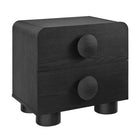 Modway Sonnet 2-Drawer Nightstand - Black-2-Drawer Nightstand