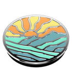 Popsockets PopGrip - Enamel Mountain Rays-Offers a secure grip so you can text with one hand, snap better photos, and watch cat videos hands-free