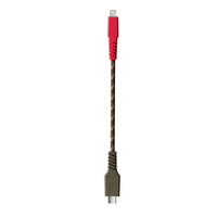 Skullcandy Line + USB-C to Lightning Cable - Olive-6ft Tangle-free Charging Cable