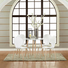 Modway Path Dining Chair - White - 4 Pack-Fiberboard Frame