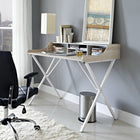 Modway Bin 47" Office Desk - Oak-Four easily accessible cubby areas