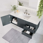 Modway Vitality 48" Single Sink Bathroom Vanity - Grey/White-Wall-Mount Design