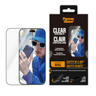 PanzerGlass UWF Screen Protector iPhone 18 Pro/17 Pro w/Fastfit in-a-box - Clear-Covers the entire front surface of your device to provide a complete and clear view of your screen, while still leaving room for a case
