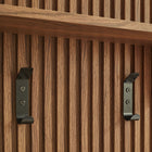 Modway Render Fluted Coat Rack Panel with Shelf - Walnut-7