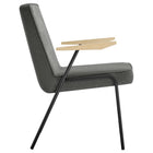 Modway Vista Dining Armchair - Slate-Non-Marking Floor Glides