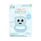 Glo Pals Light Up Rattle - Blair - Blue-Lights up with 7 bright colours when shaken