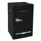 Frigidaire Retro Mini Fridge - 3.2 cu ft - Black-Built-in bottle opener