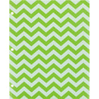 JAM Paper Plastic Colour POP Folders - 2 Pocket Durable Folders with 3 Hole Punch - Assorted Chevron Fashion Colours - 6 Pack-Quantity: 6 Folders per Pack | One for each subject & project