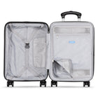 Travelpro Odyssey 19.5" Carry-On Hardside Luggage - Spinner - Blue-Zippered divider panel and built-in accessory pocket keep contents neatly organized and secure
