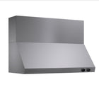 KUCHT KRH480-SS-C 48" 1200 CFM Wall Mounted Range Hood with Digital Controls - Stainless Steel-2x 8 in. round ducts vent for better ventilation performance and efficiency