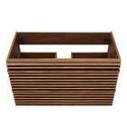 Modway Render 36" Wall-Mount Bathroom Vanity Cabinet - Walnut-8
